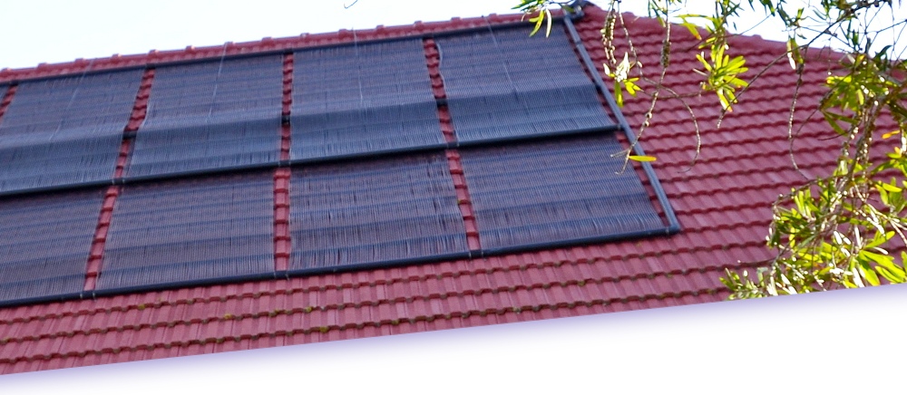 Image of water heating panels